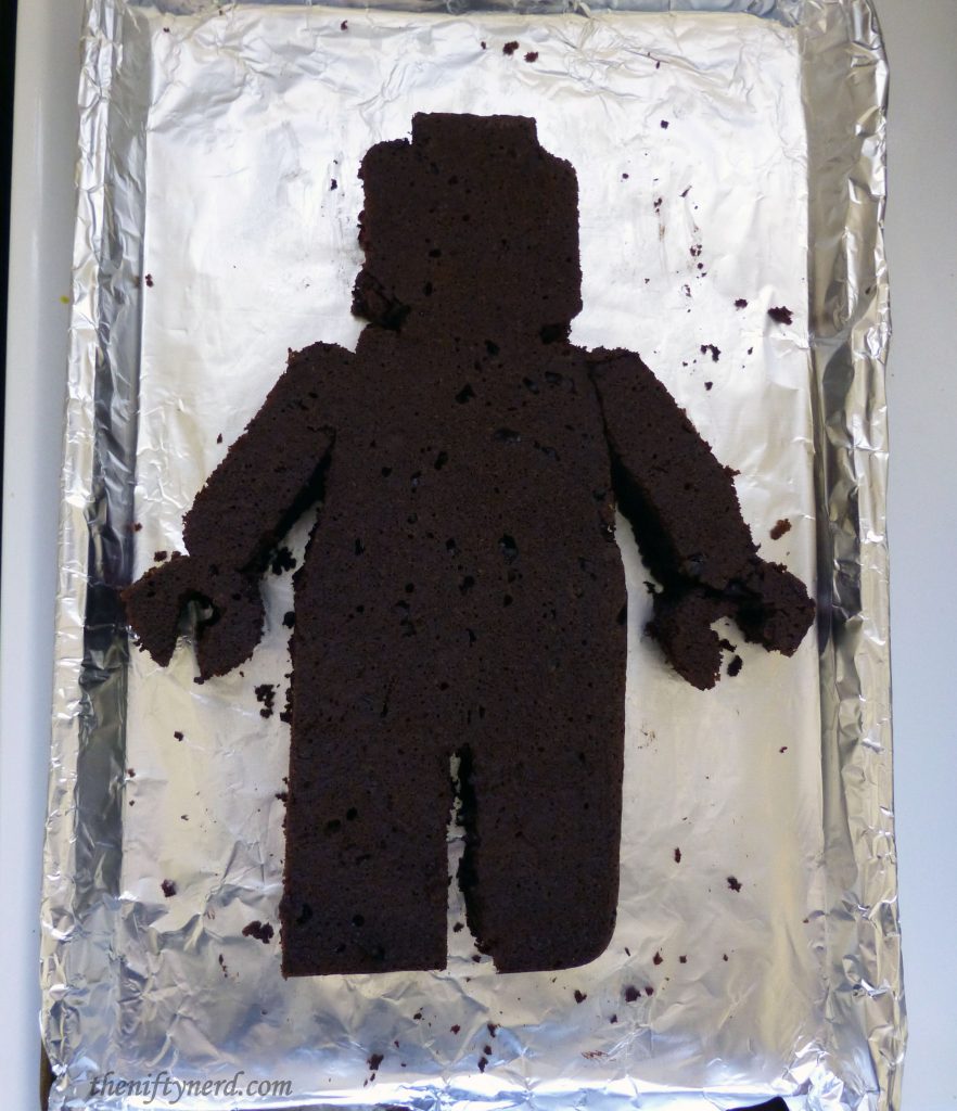 chocolate cake Lego figure