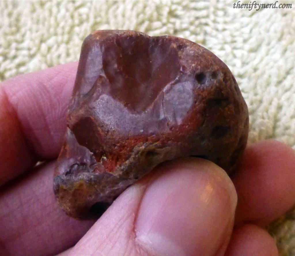 waxy agate surface