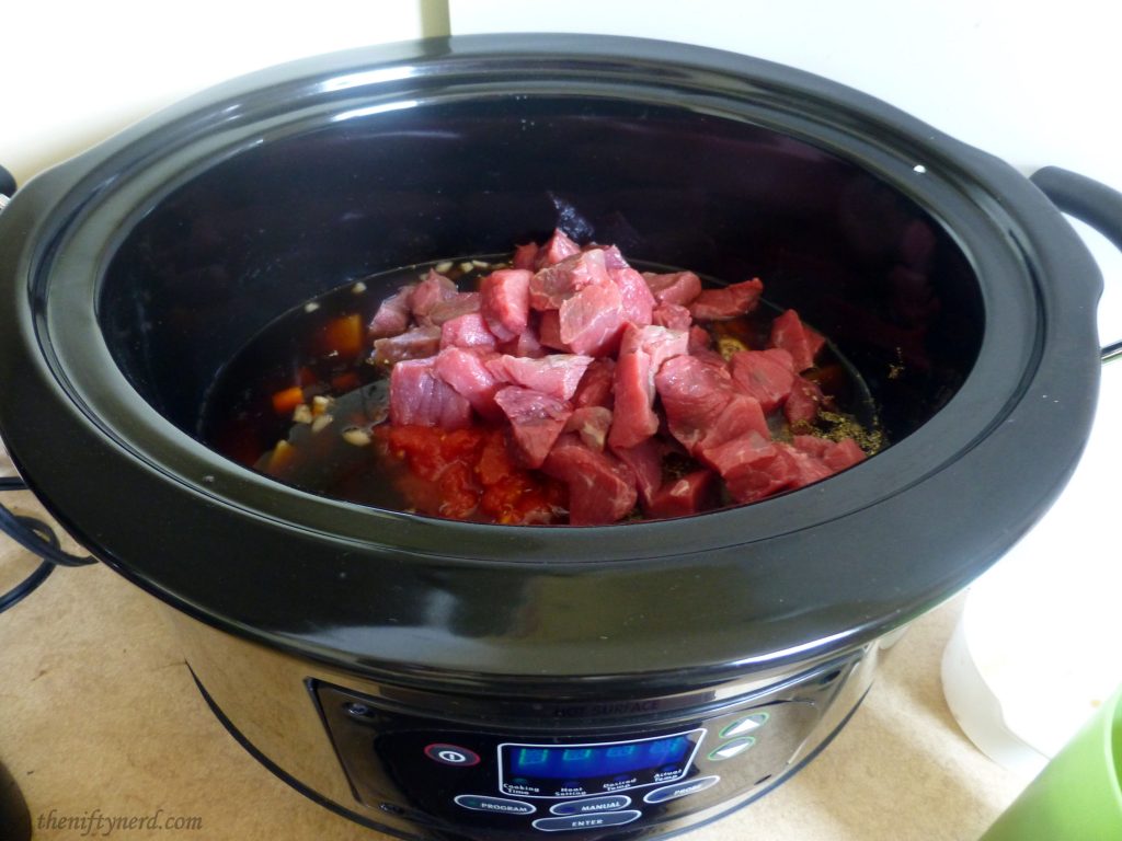 cooking horker stew in a crockpot