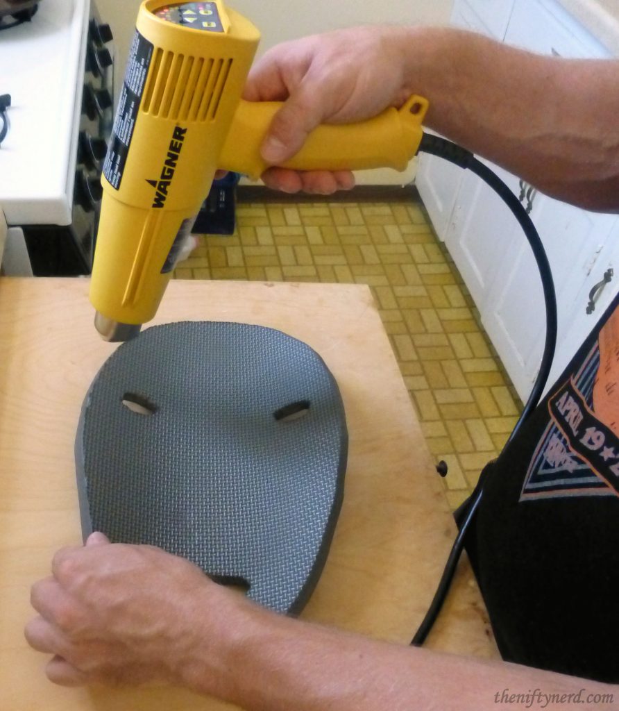 Shaping the foam No Face face