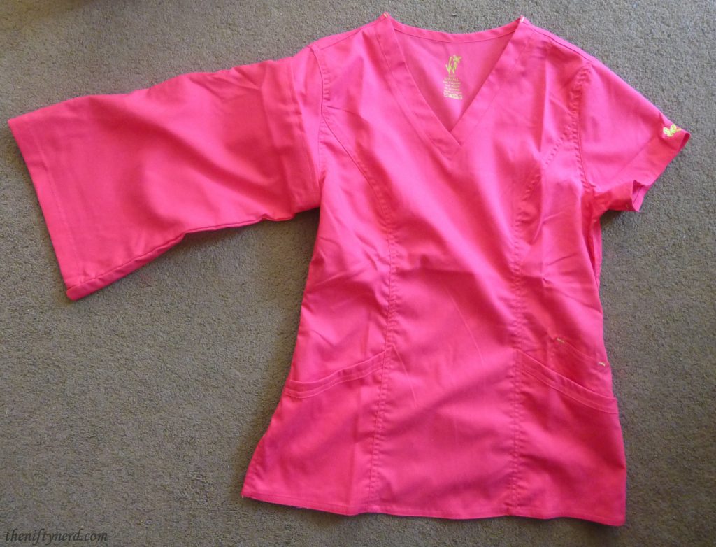 adding sleeves to Chihiro's top