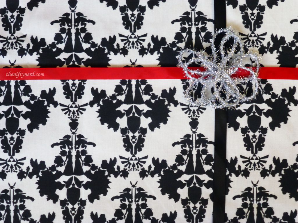 Geeky damaske wrapping paper