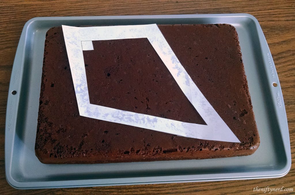 Horde cake crest shield paper template
