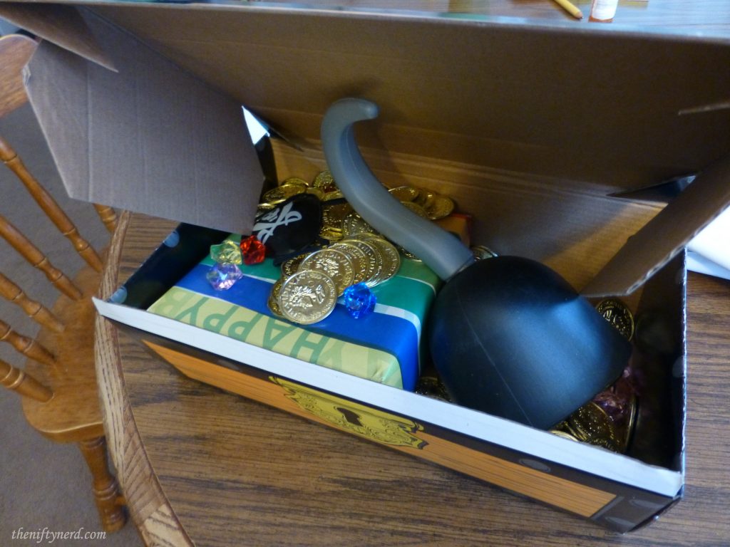 Birthday scavenger hunt pirate treasure
