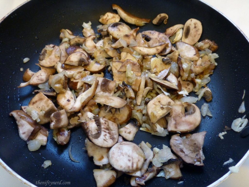 fried mushrooms and onions
