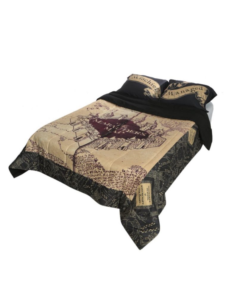 Harry Potter Marauders Map bed set