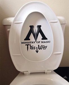 Ministry Of Magic Bathroom Toilet Decal