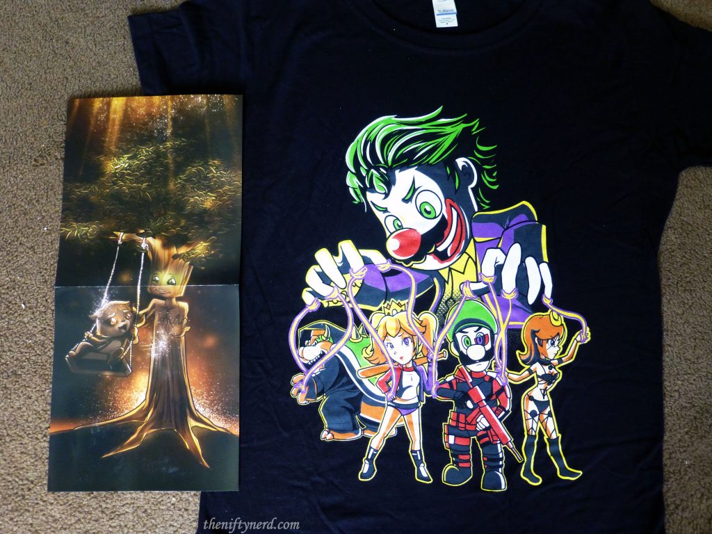 Squad 1Up Box Unboxing T-shirt & Poster
