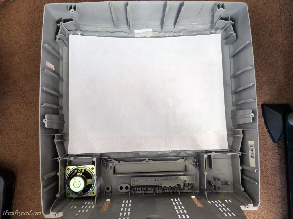 Making a wedding card box out of a TV