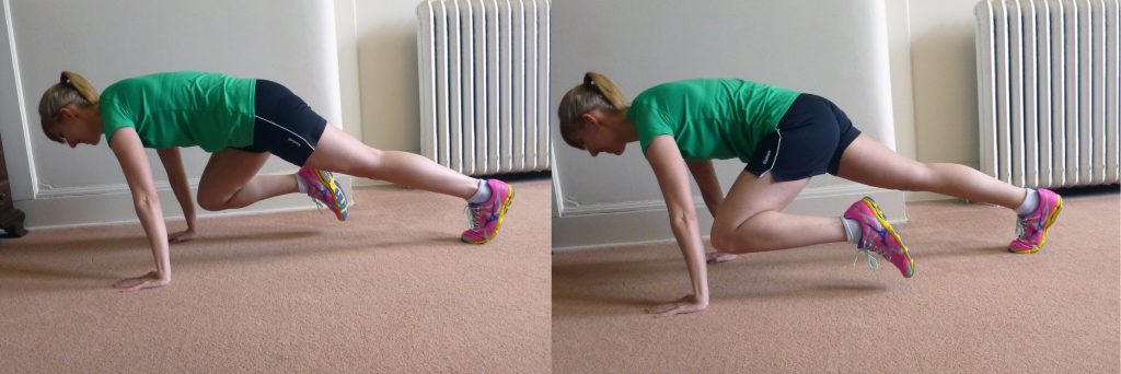 Mountain climber demonstration