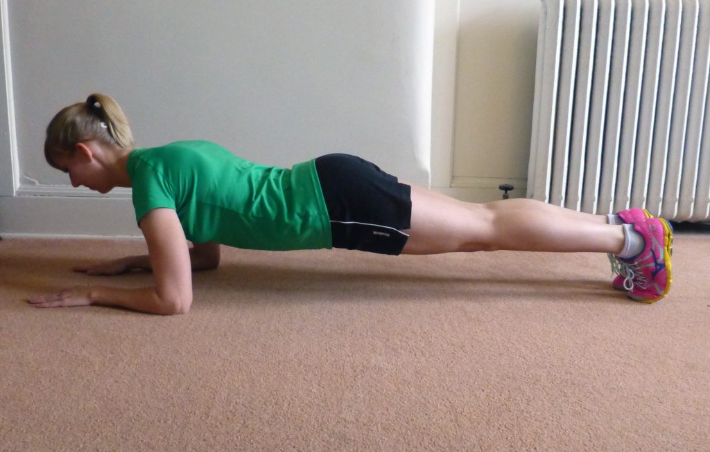 holding plank
