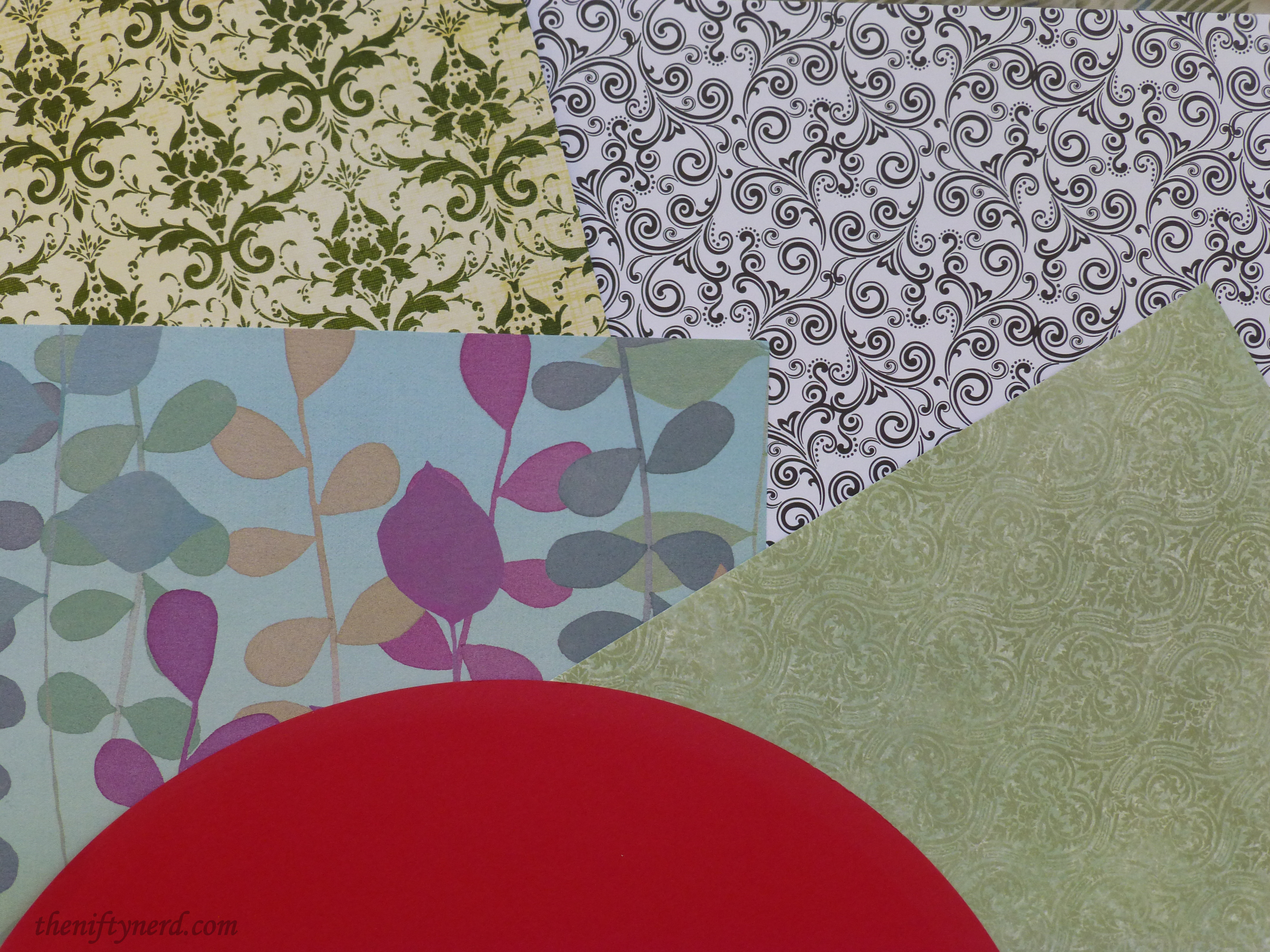 colorful patterned paper
