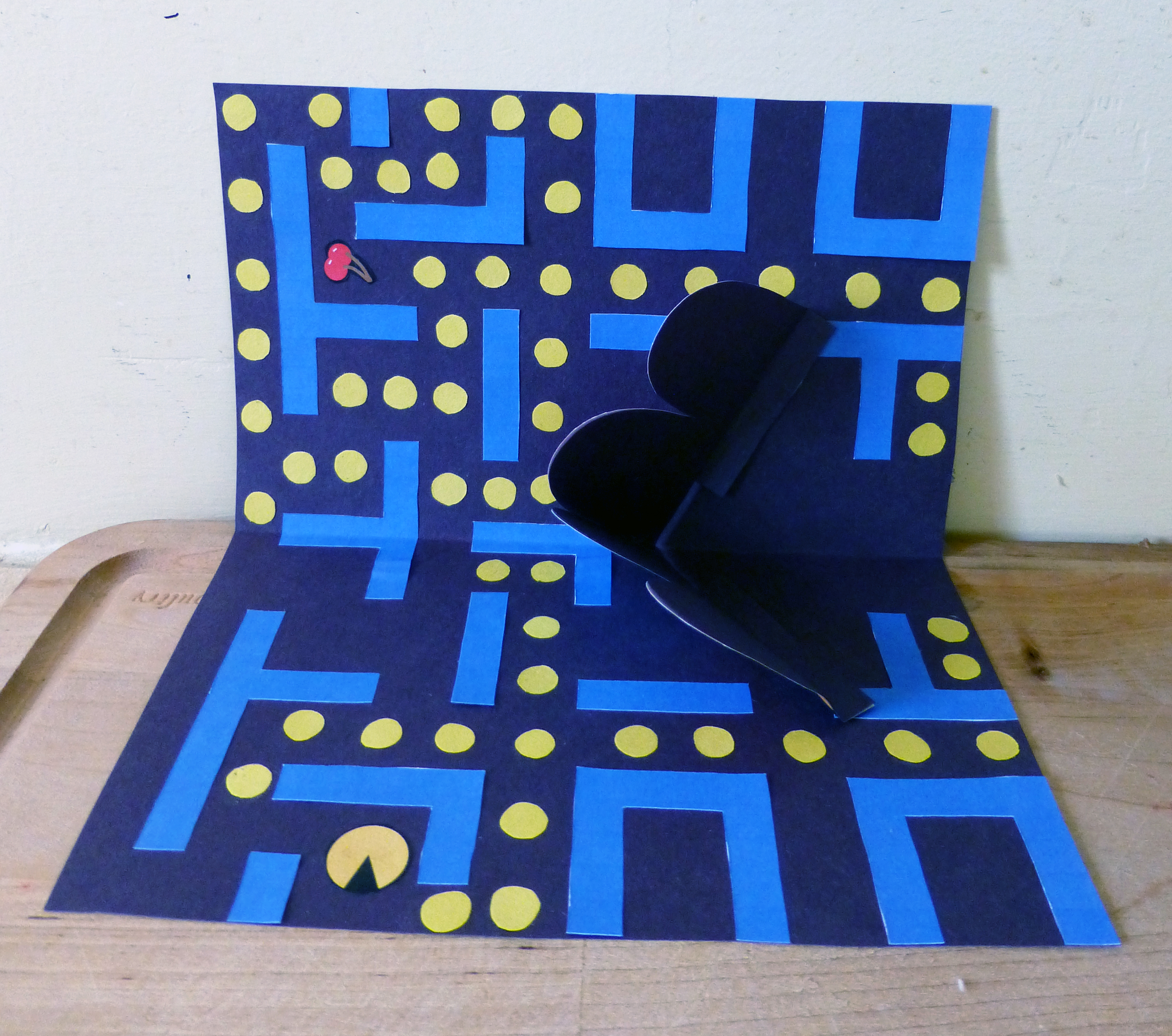 pacman popup card craft