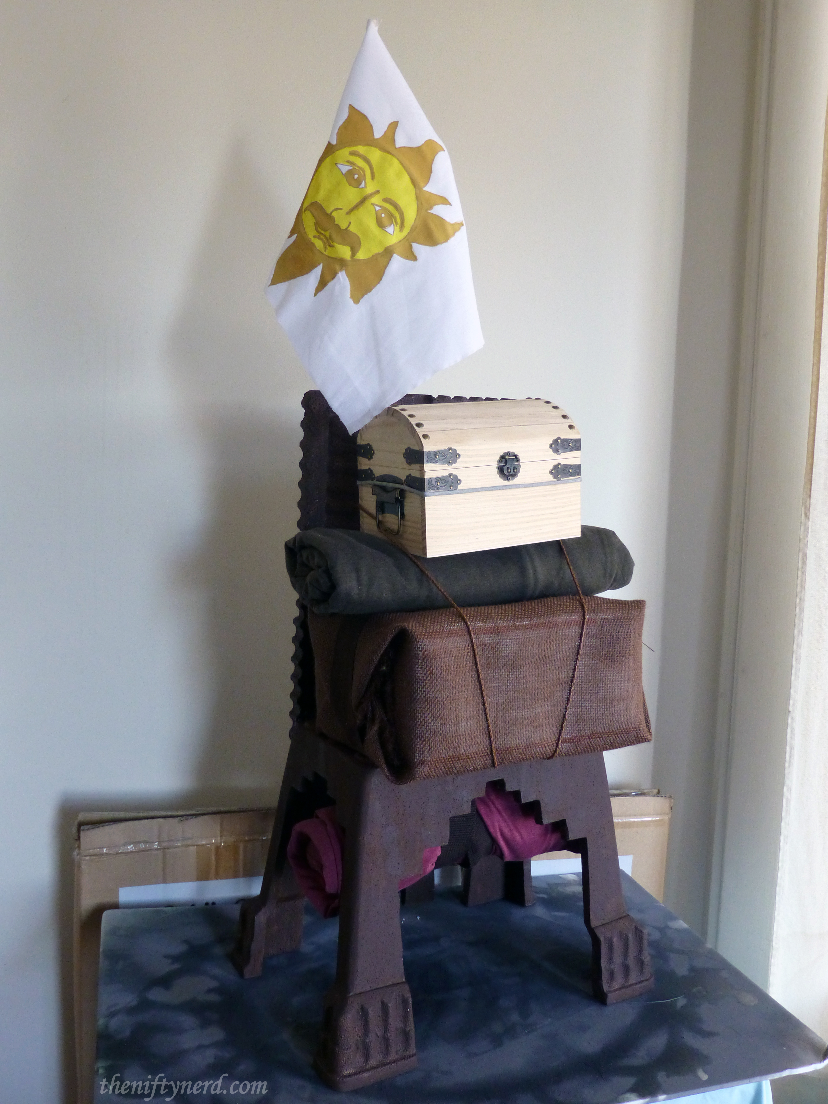 Monty Python Patsy's backpack