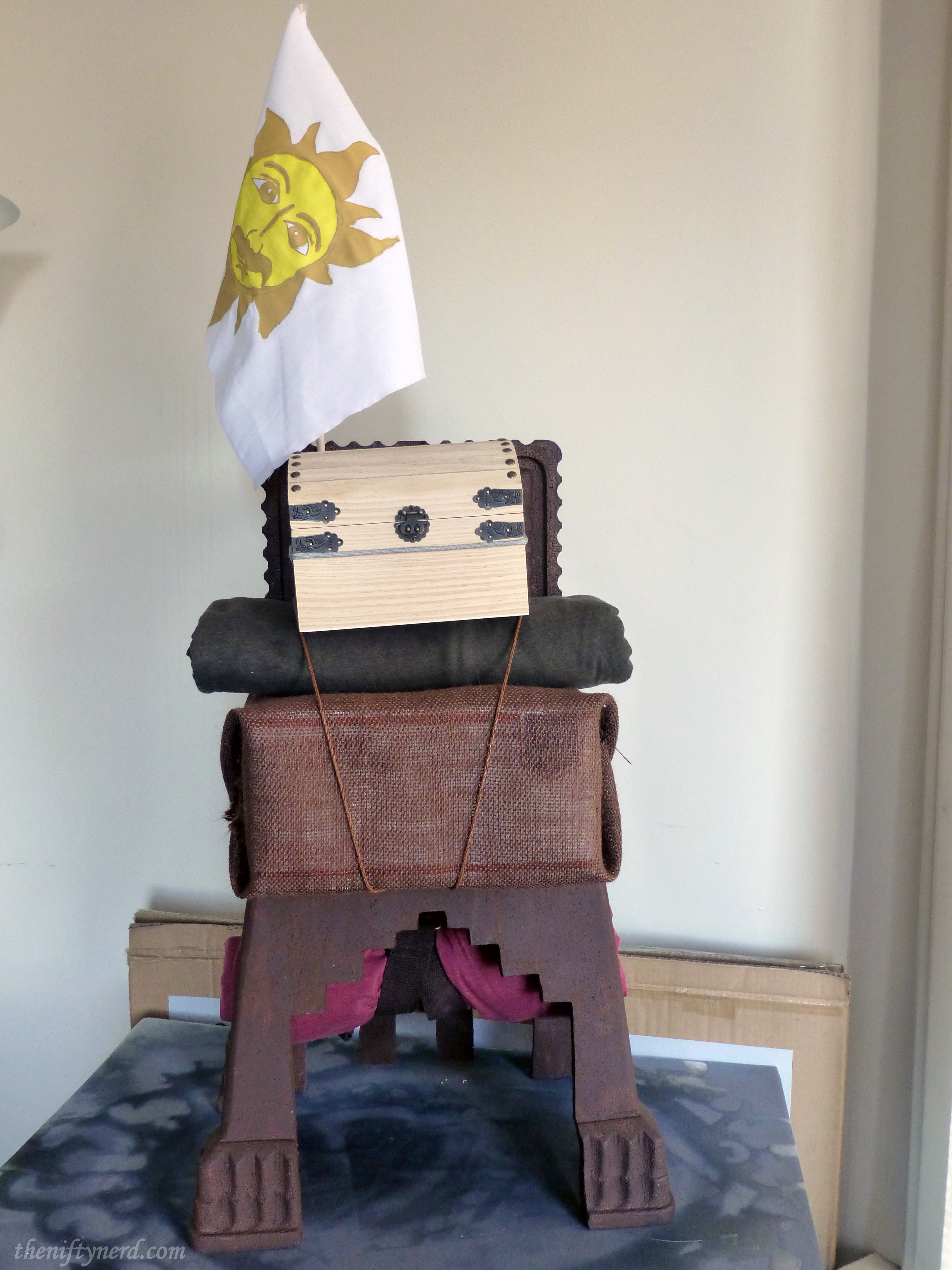 Monty Python Patsy's backpack