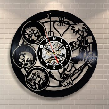 Kingdom of Hearts record wall clock