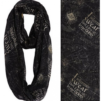 Harry Potter Maurader's Map infinity scarf