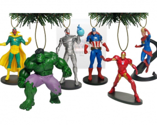 avengers-age-of-ultron-ornament-set Marvel Avengers: Age of Ultron ornamet set