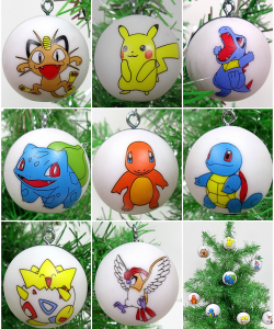 pokemon-ornament-set Pokemon ornament set